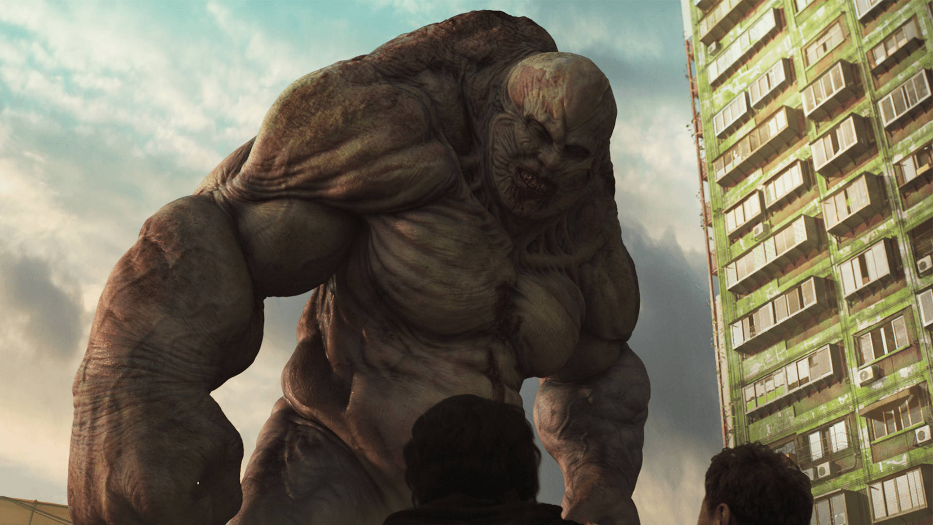 Sweet Home Netflix, steroid monster, green apartment building, Full HD Desktop Wallpaper