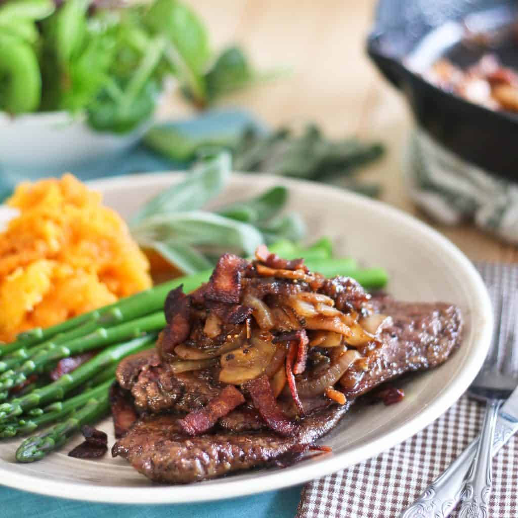 liver steak, green beans, sweet potatoes, SD Desktop Wallpaper