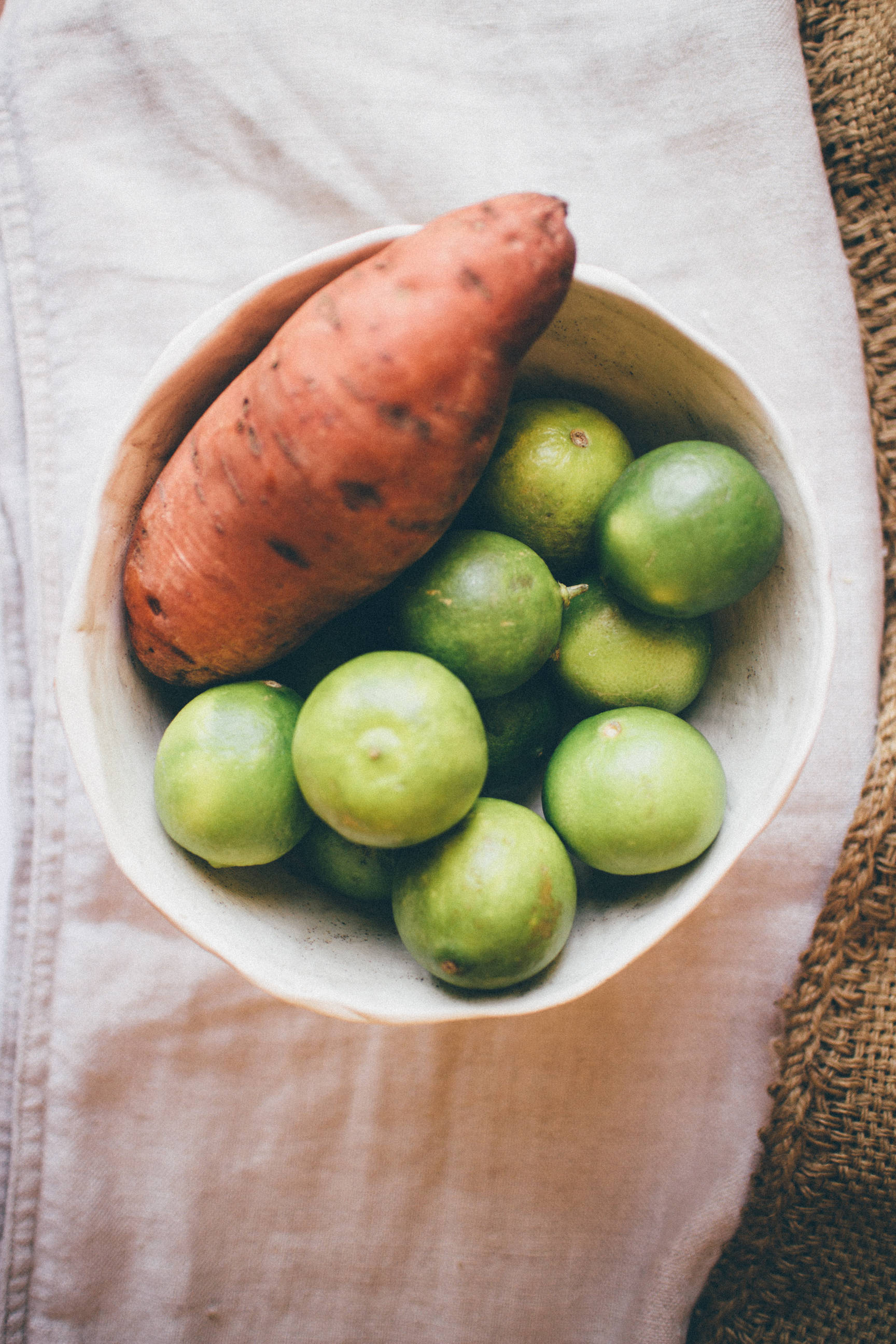 sweet potato, citrus, bright green limes, 2K Phone Wallpaper
