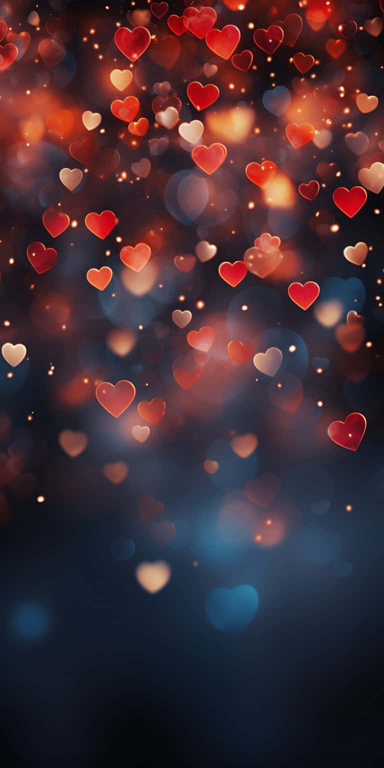 Sweetest Day, hearts, bokeh background, HD Phone Wallpaper