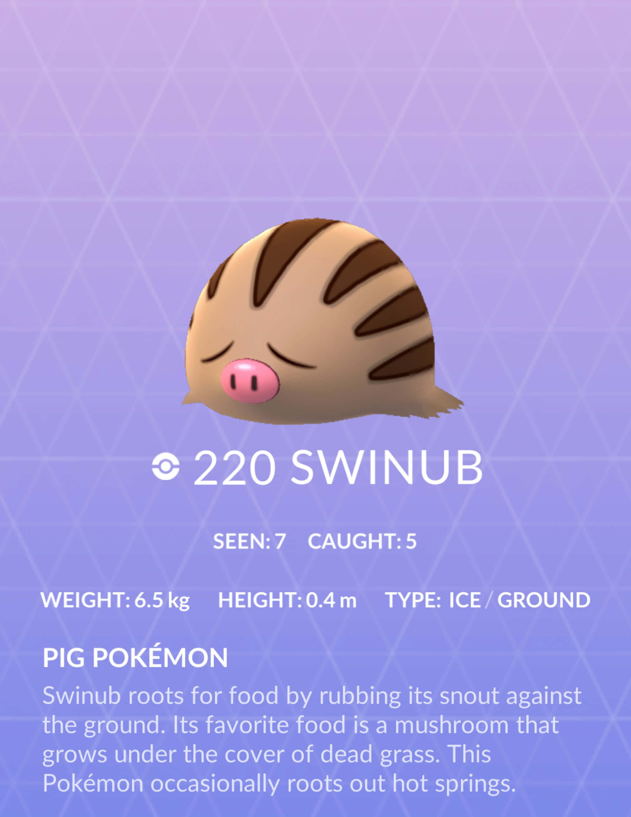 Swinub, brown stripes, closed eyes, 2K Phone Wallpaper