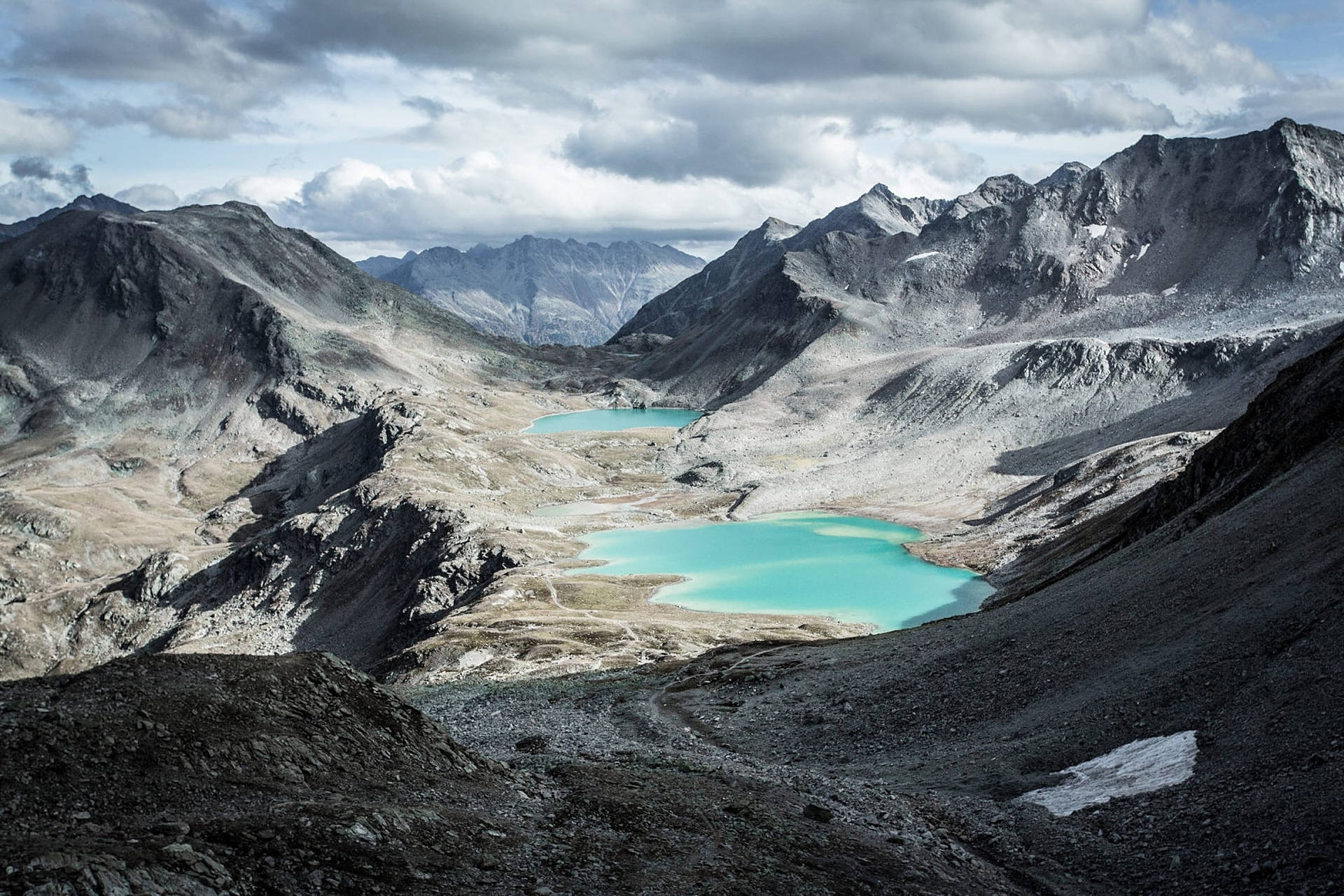 Swiss Alps, blue lake, turquoise lakes, Full HD Desktop Wallpaper