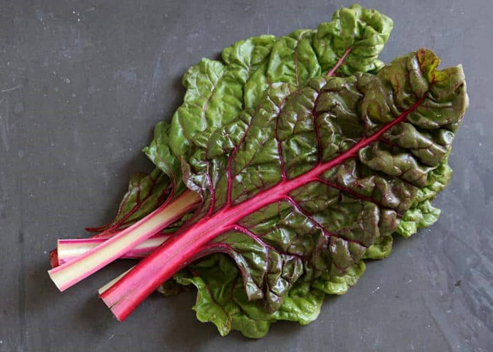 Swiss Chard, red stems, white stems, SD Desktop Wallpaper