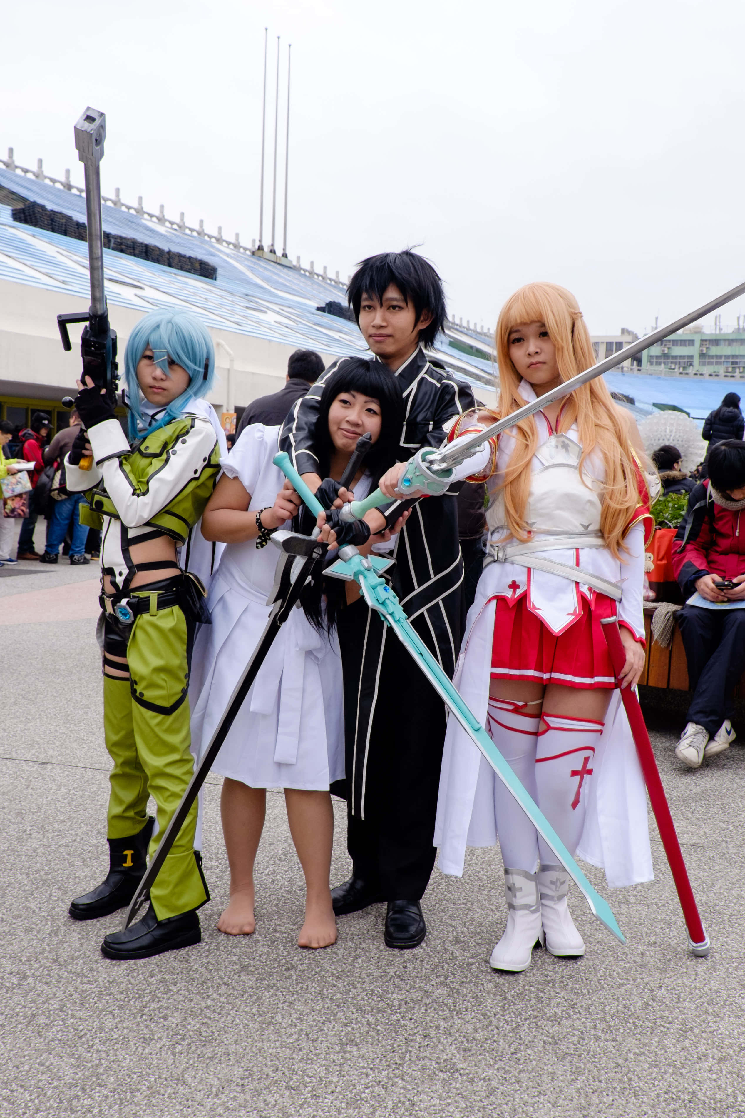 Sword Art Online, cosplay, anime cosplayers, 2K Phone Wallpaper