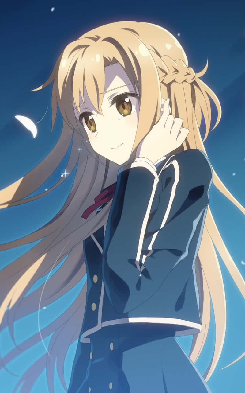 Sword Art Online, iPhone, blonde anime girl, HD Phone Wallpaper
