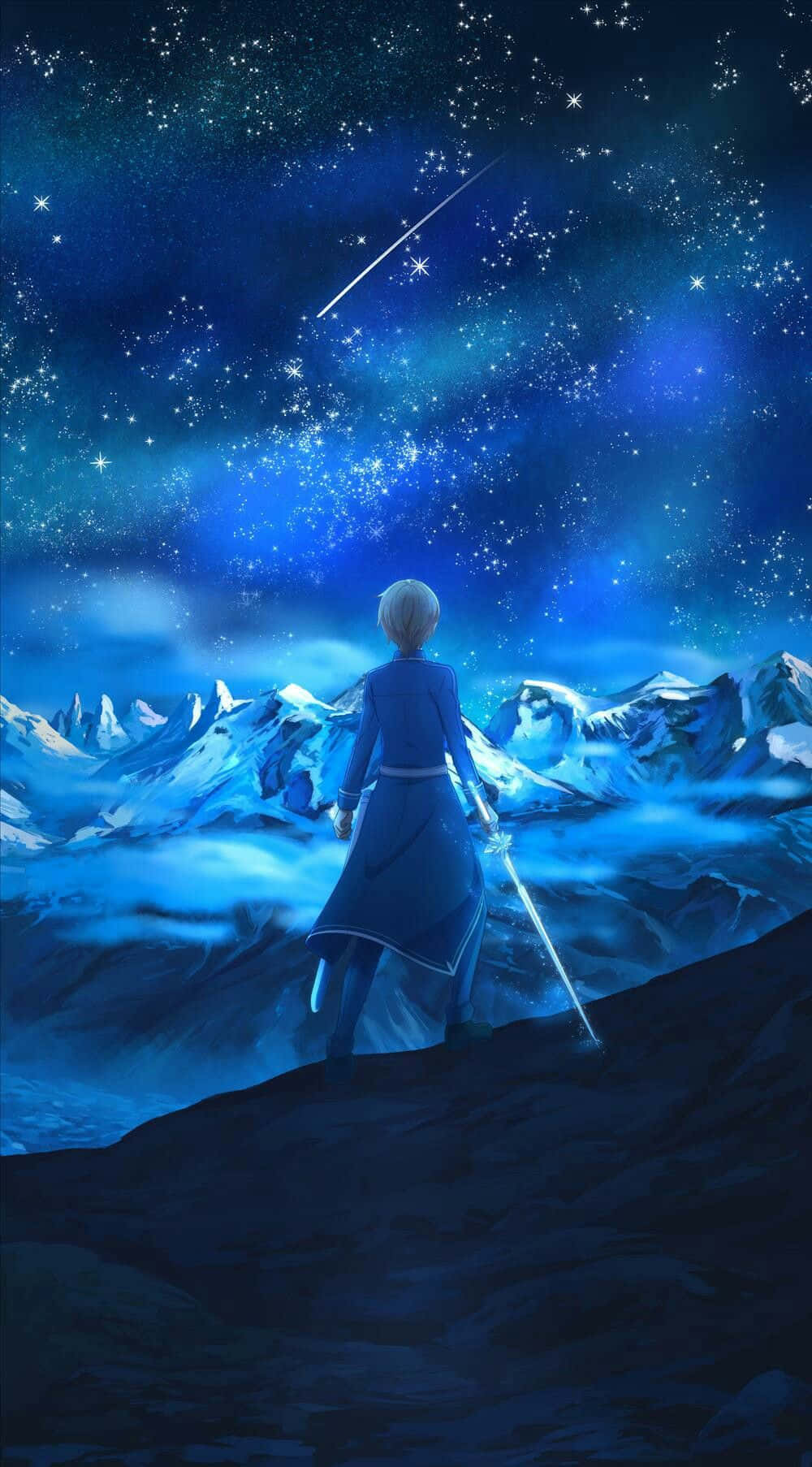 Sword Art Online, Eugeo, snowy mountain peak, HD Phone Wallpaper