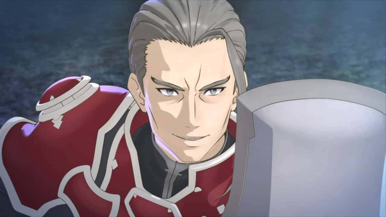 Heathcliff, Sword Art Online, gray hair, HD Desktop Wallpaper
