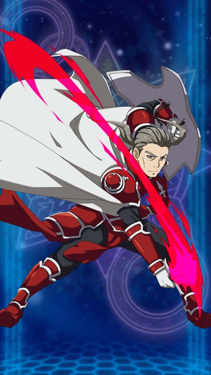 Sword Art Online, Heathcliff, red armor, HD Phone Wallpaper