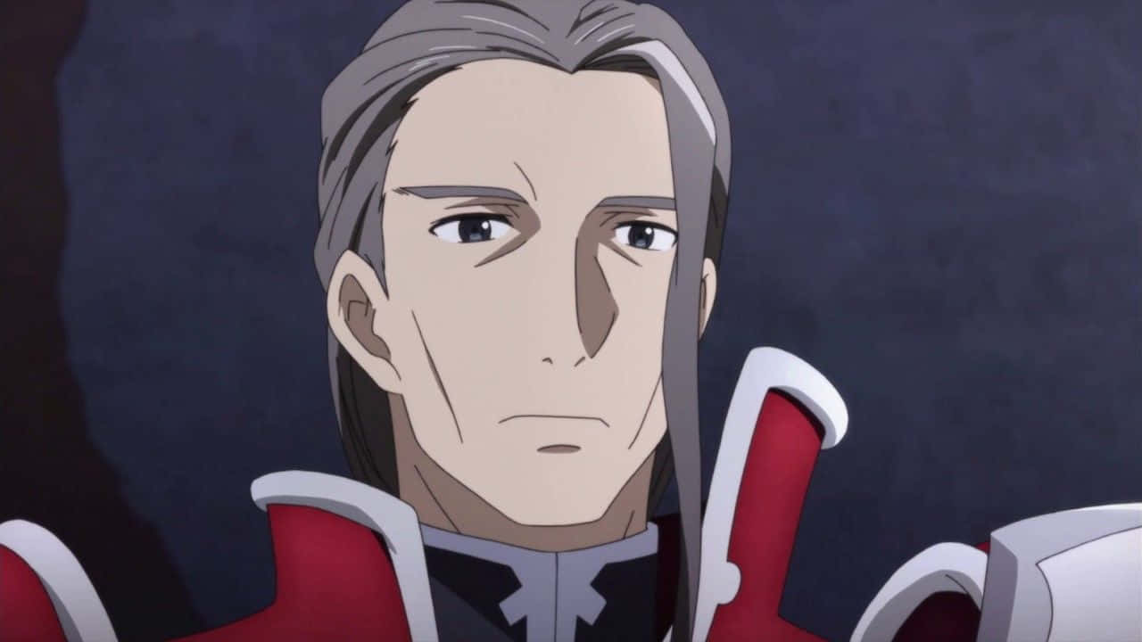 Heathcliff, Sword Art Online, gray hair, HD Desktop Wallpaper