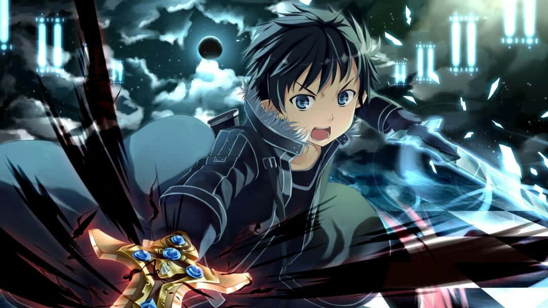 Sword Art Online, iPhone, blue eyes, SD Desktop Wallpaper