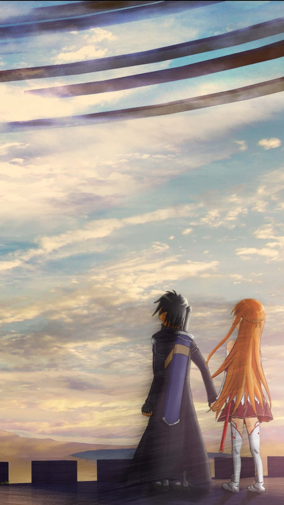 Sword Art Online, iPhone, anime characters, Full HD Phone Wallpaper