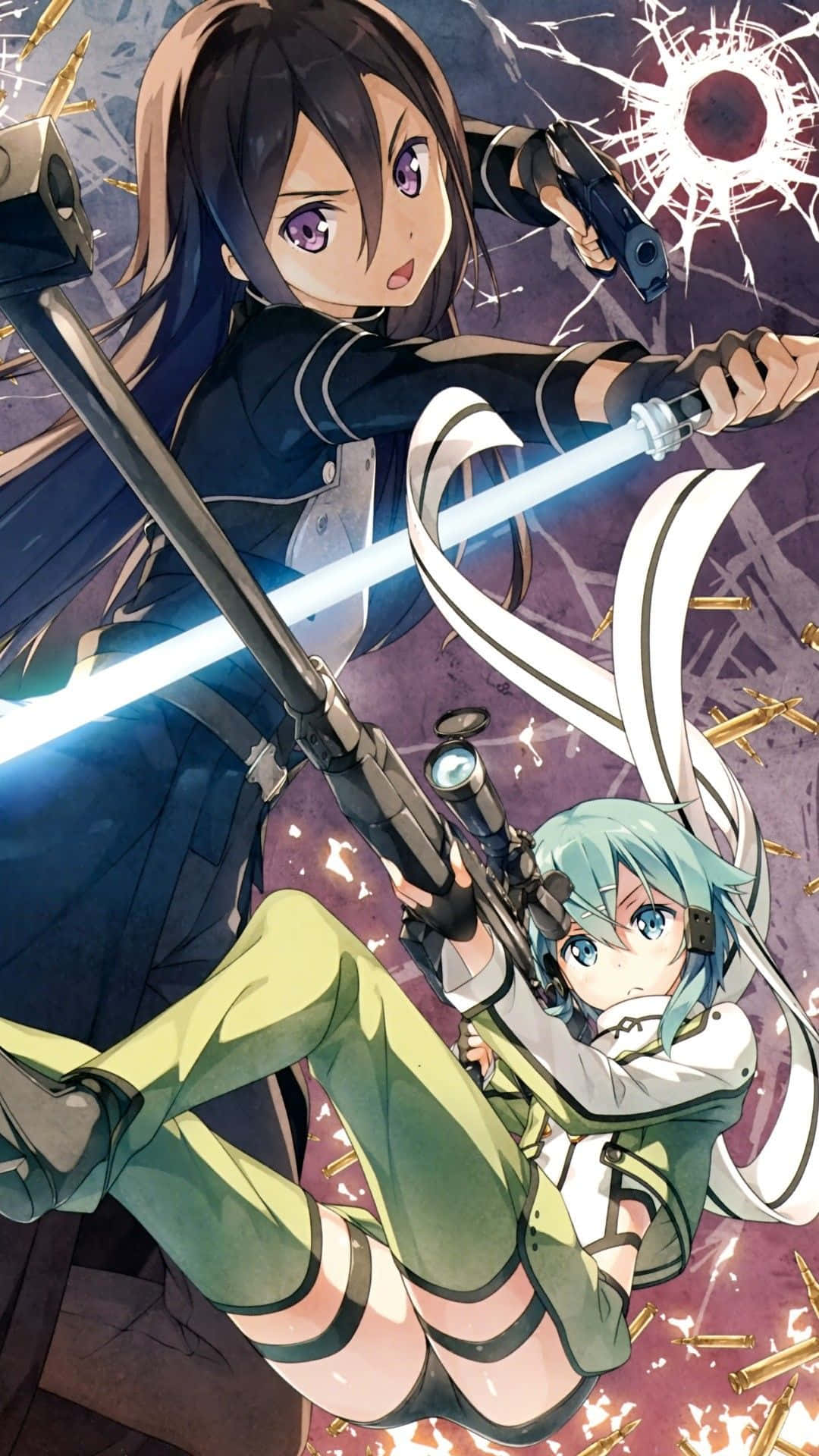 Sword Art Online, iPhone, anime girls, Full HD Phone Wallpaper