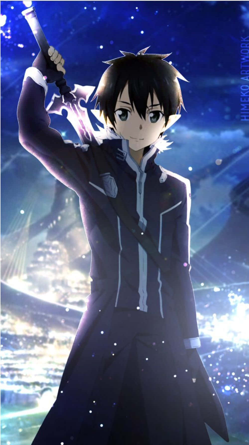 Sword Art Online, iPhone, anime boy, HD Phone Wallpaper