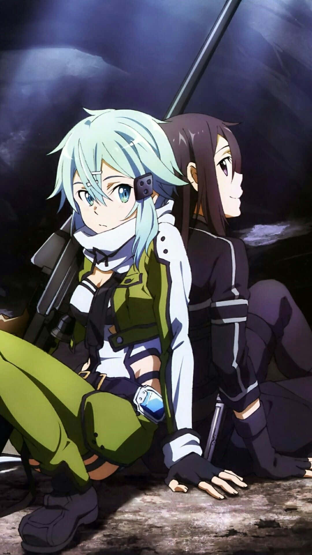 Sword Art Online, iPhone, anime characters, Full HD Phone Wallpaper