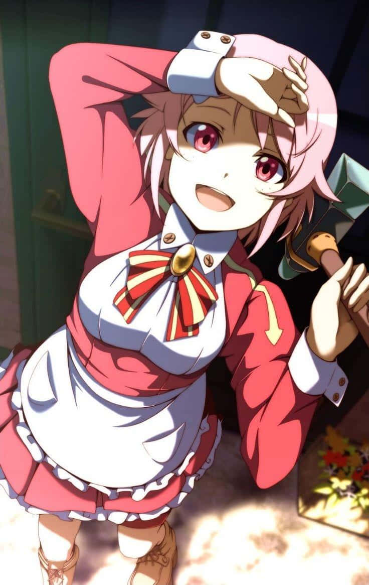 Sword Art Online, Lisbeth, Blacksmith Shop, SD Phone Wallpaper
