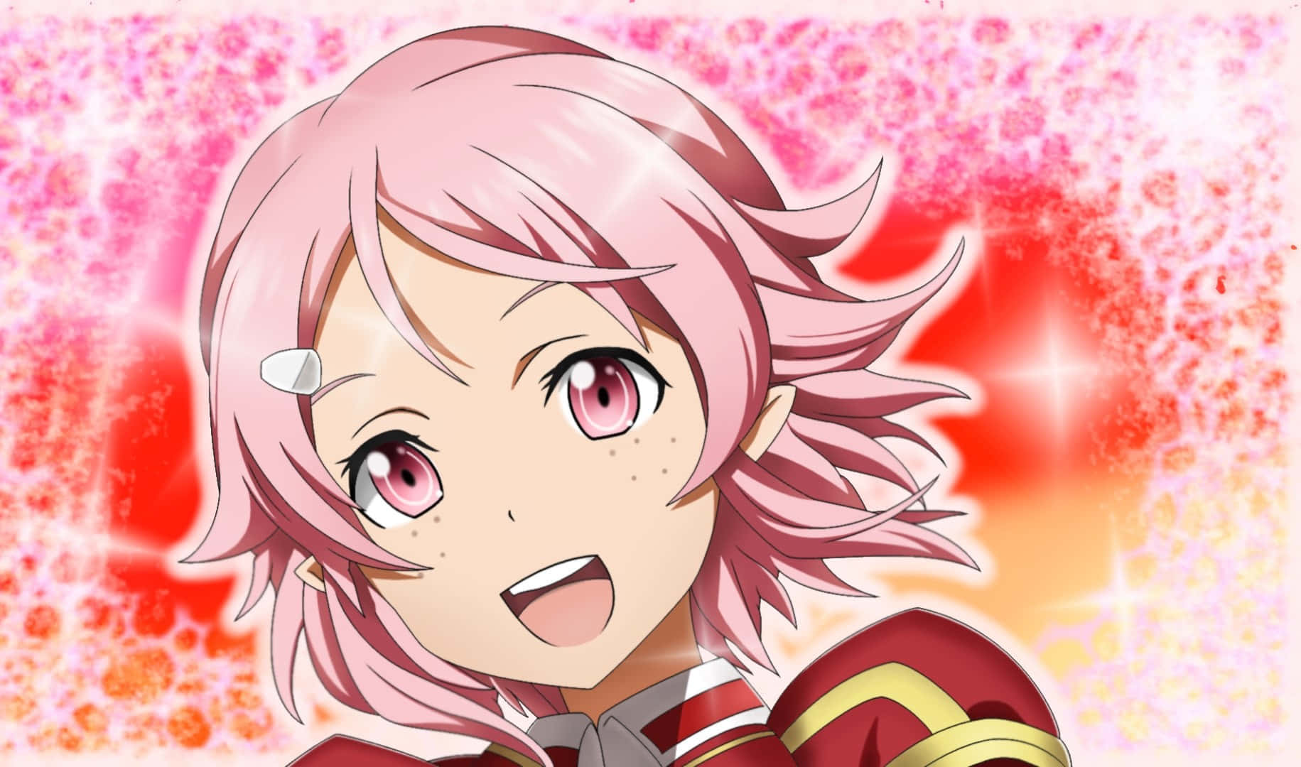 Sword Art Online, Lisbeth, pink hair, HD Desktop Wallpaper