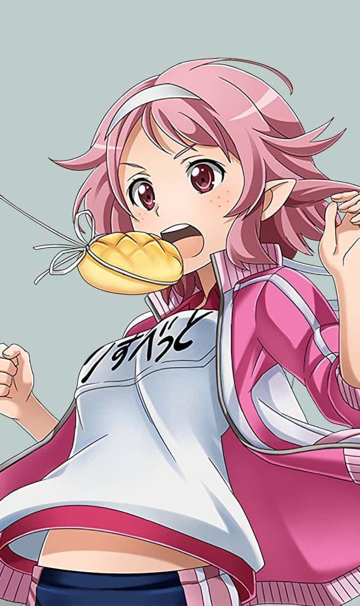 Sword Art Online, Lisbeth, pink-haired, SD Phone Wallpaper