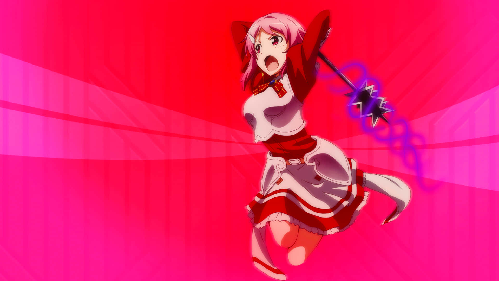 Sword Art Online, Lisbeth, pink-haired, Full HD Desktop Wallpaper