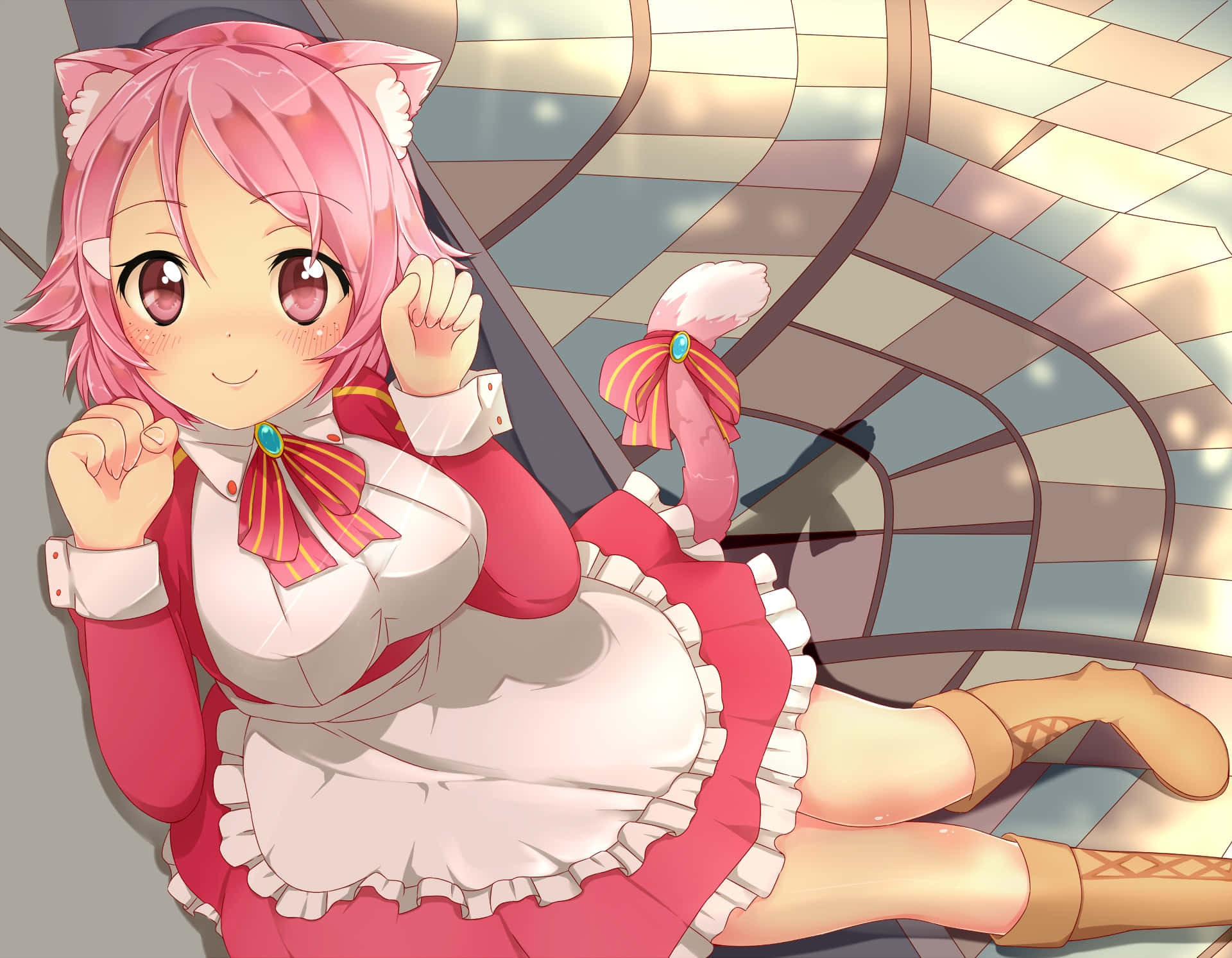 Sword Art Online, Lisbeth, blacksmith shop, Full HD Desktop Wallpaper