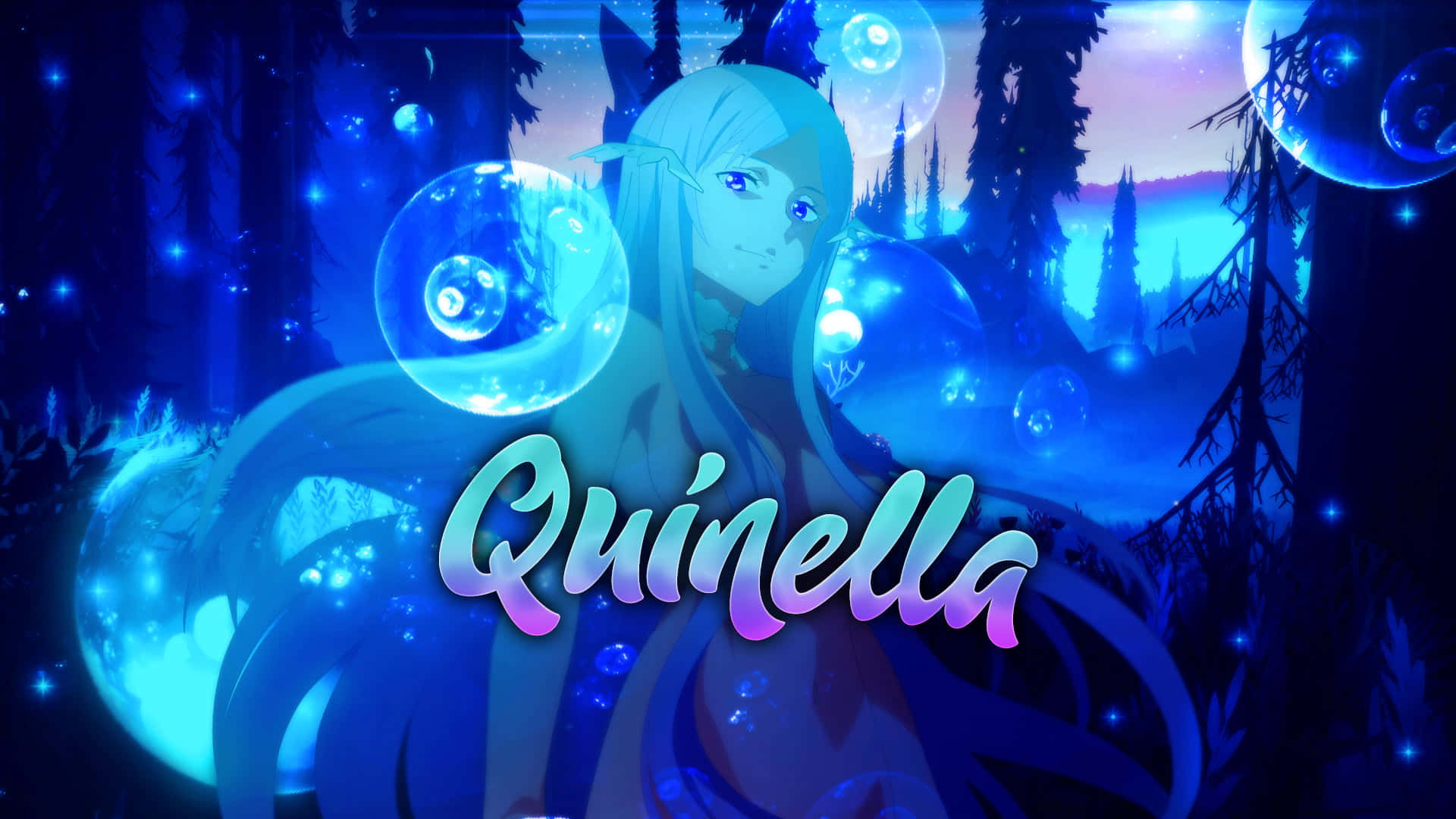 Sword Art Online Quinella, anime girl, long hair, Full HD Desktop Wallpaper