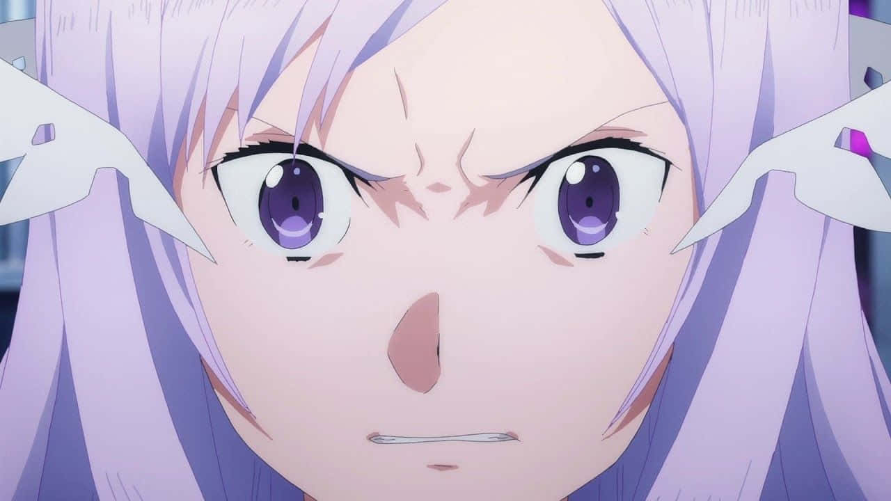 Sword Art Online Quinella, lavender hair, purple eyes, HD Desktop Wallpaper
