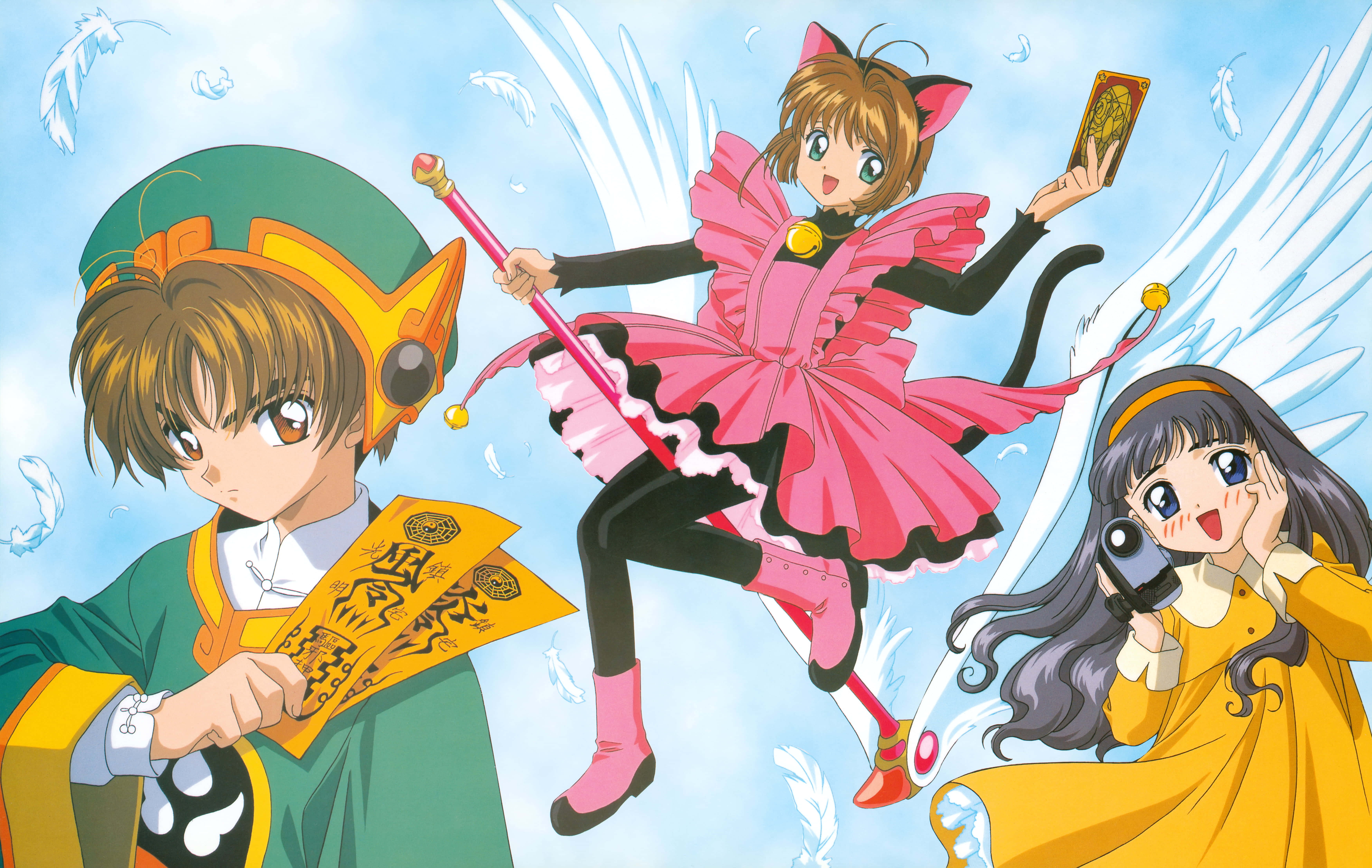 Syaoran Li, magical outfits, sky, 5K Desktop Wallpaper