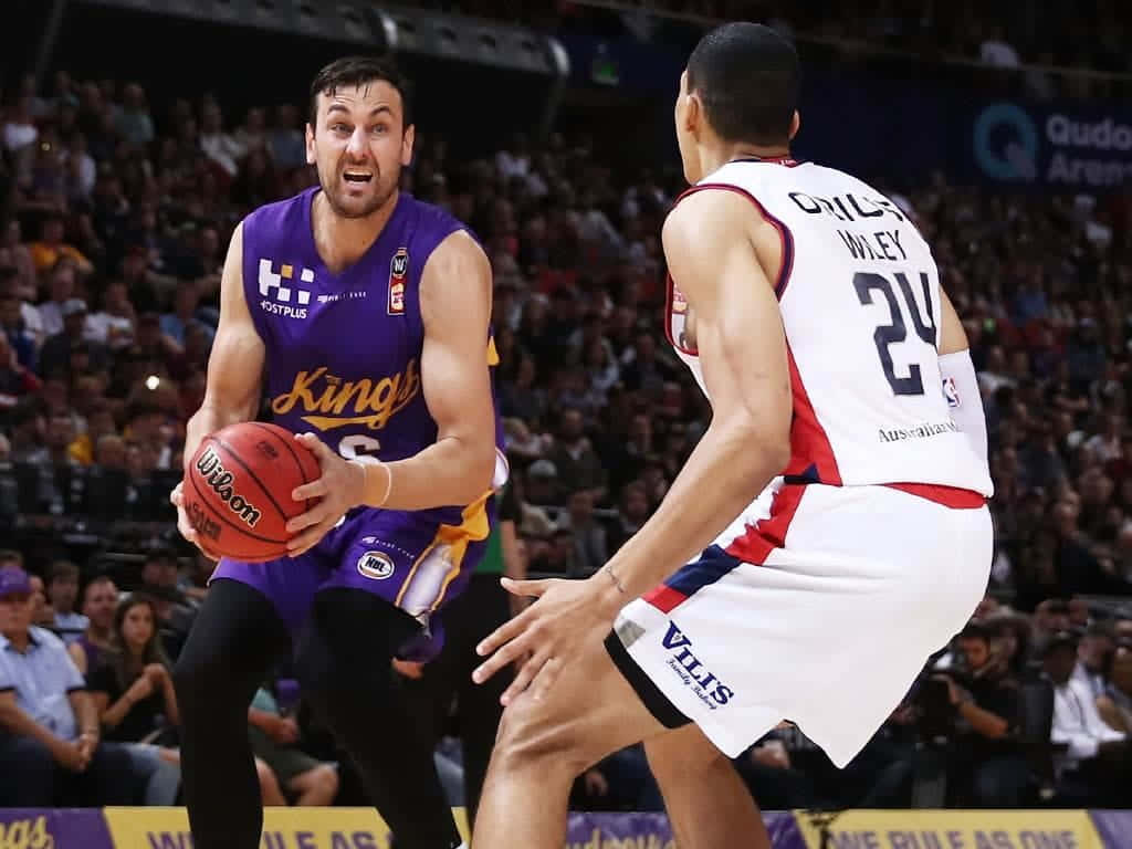 Sydney Kings, purple Kings jersey, white jersey, SD Desktop Wallpaper