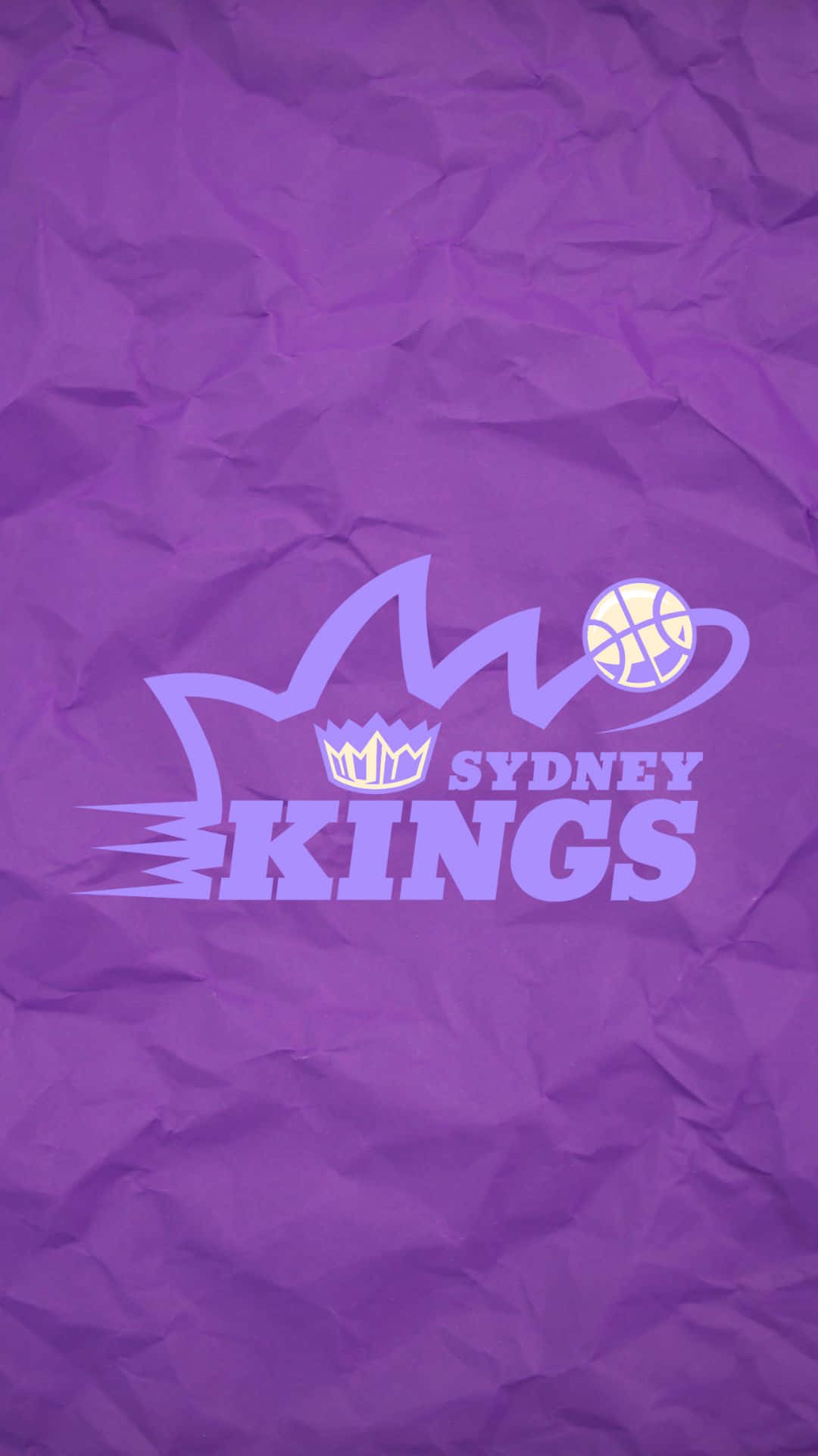 Sydney Kings, purple, paper background, Full HD Phone Wallpaper