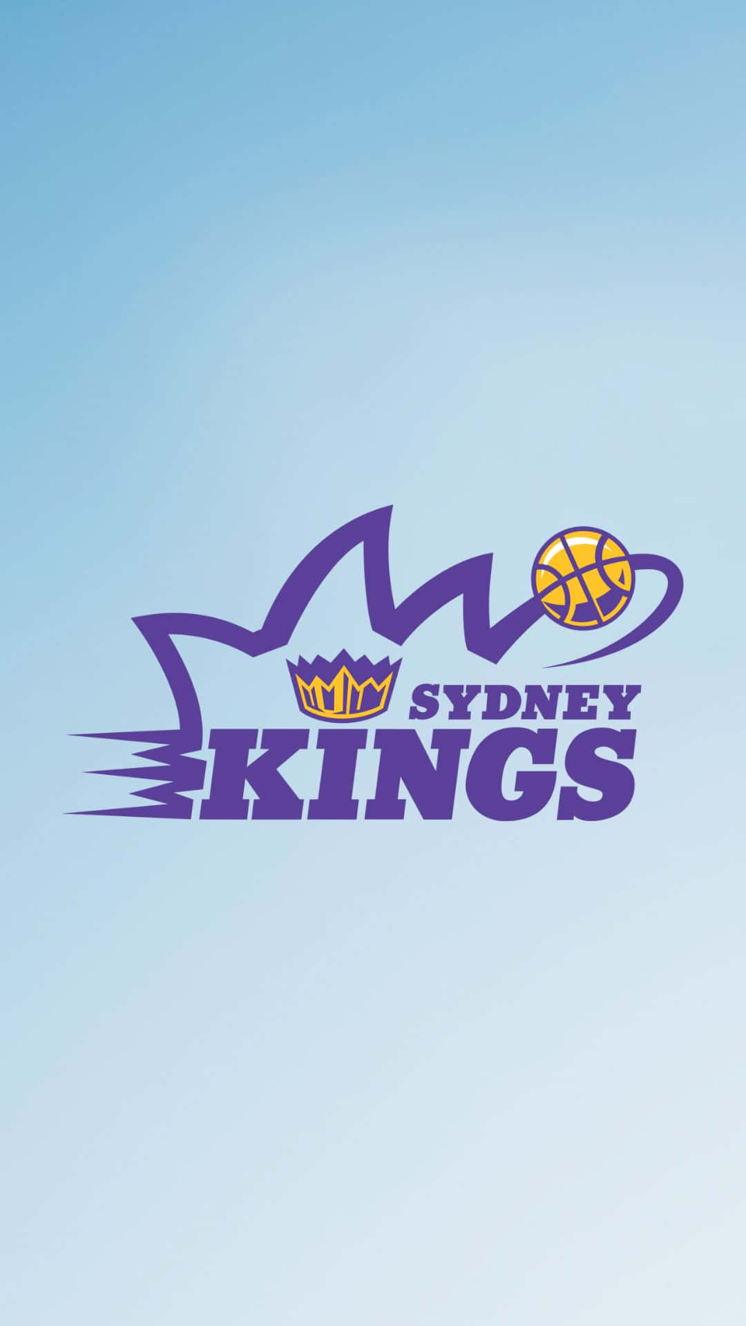 Sydney Kings, purple crown, yellow ball, Full HD Phone Wallpaper