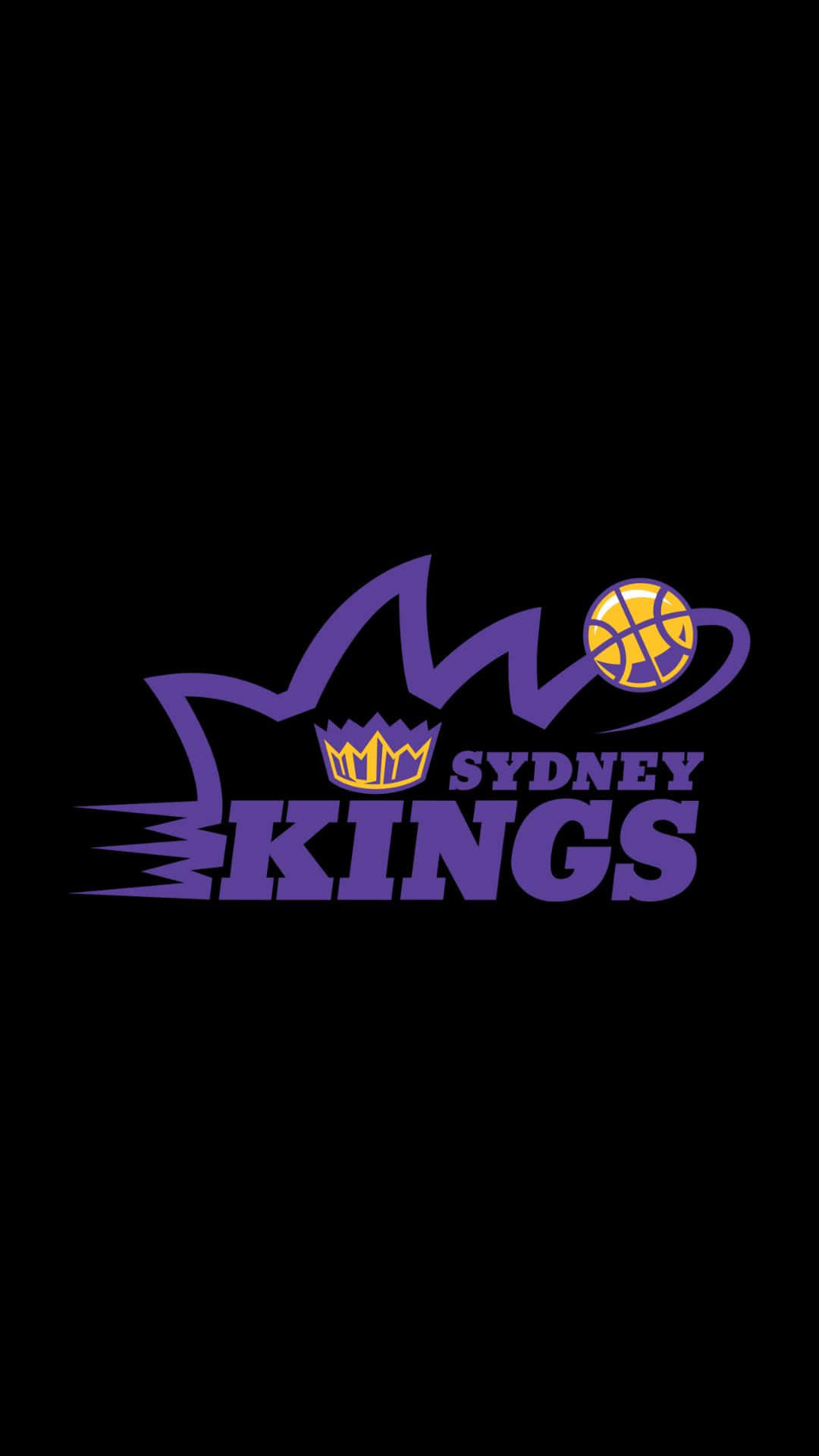 Sydney Kings, purple, gold, Full HD Phone Wallpaper