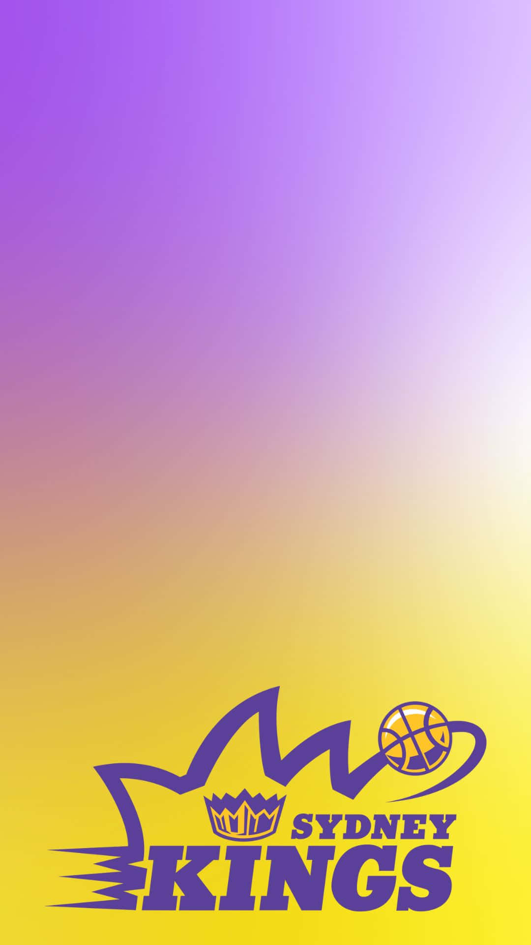 Sydney Kings, purple, gold, Full HD Phone Wallpaper