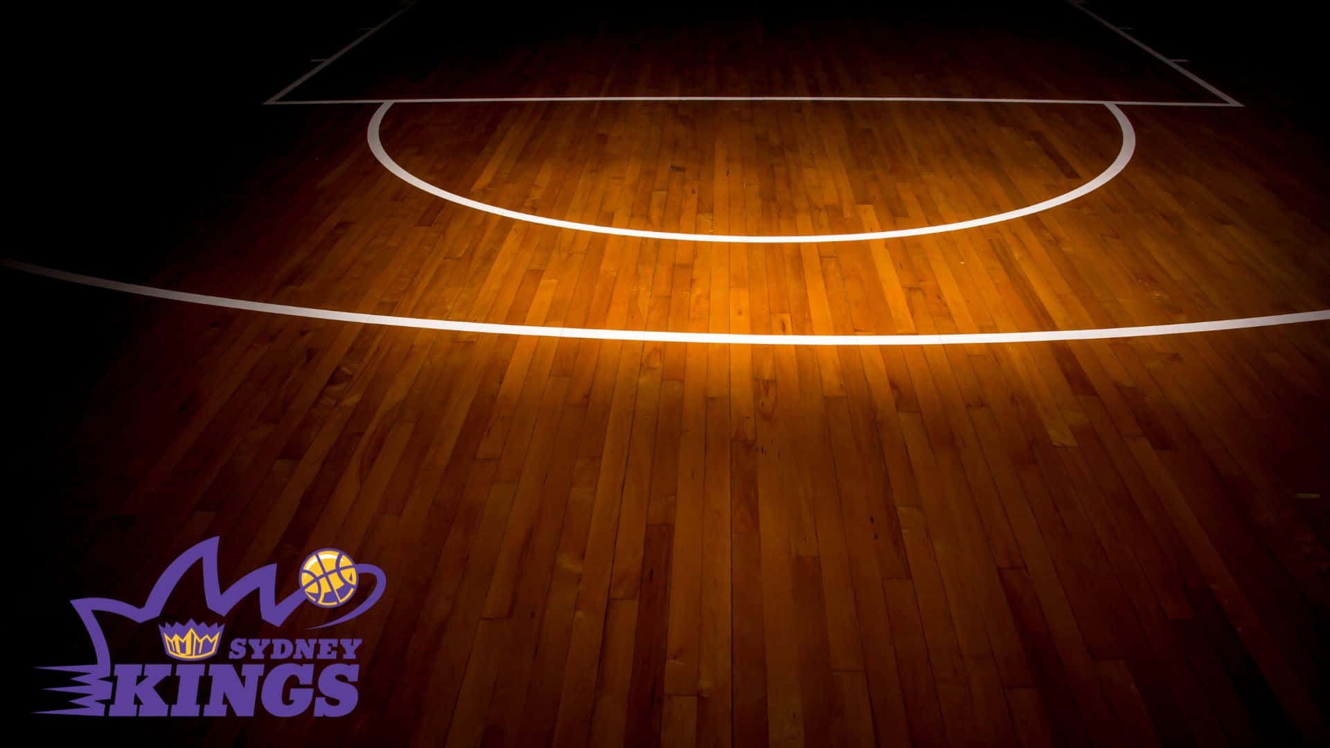 Sydney Kings, basketball court, warm wooden floor, Full HD Desktop Wallpaper