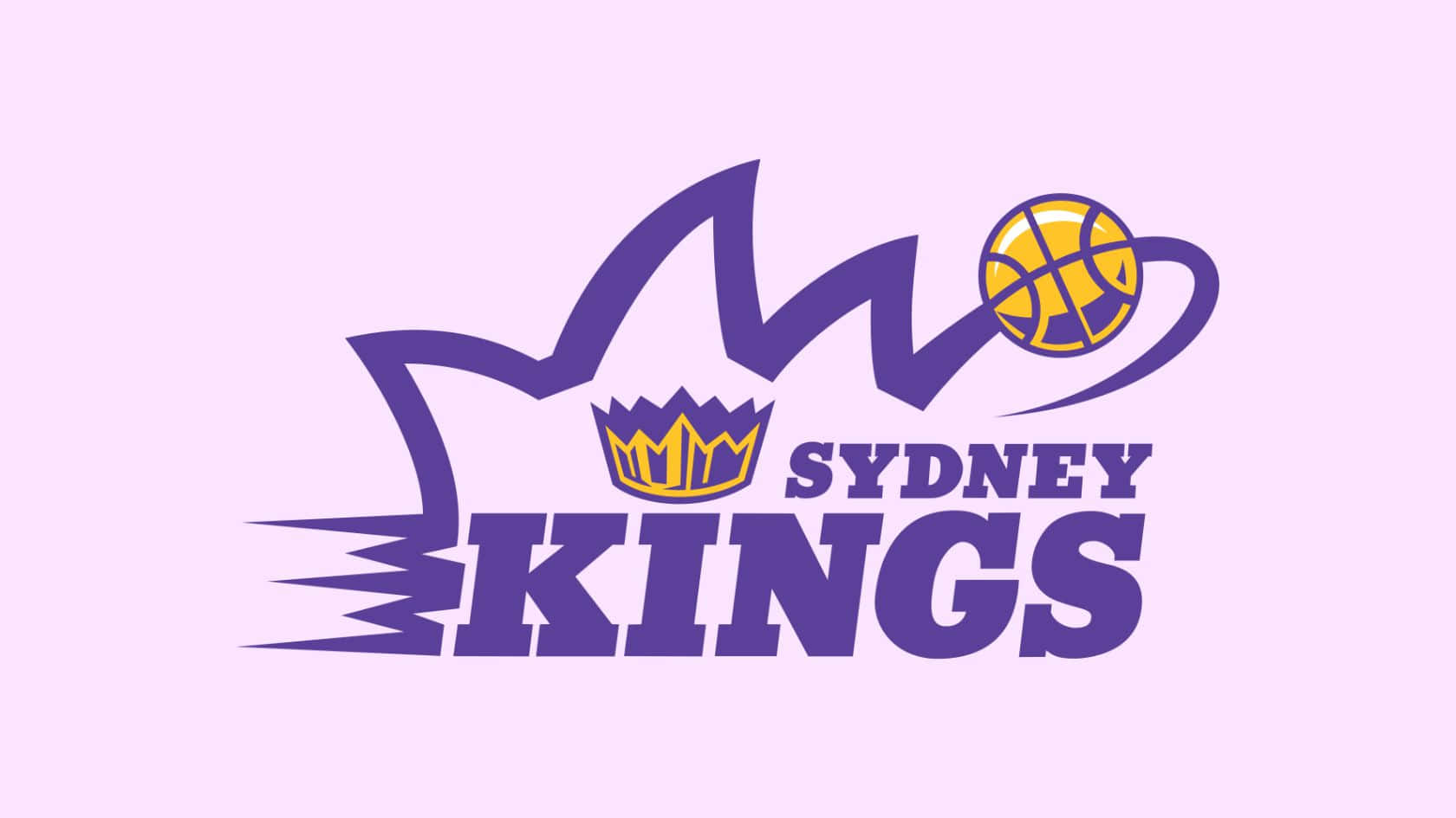 Sydney Kings, purple, gold, HD Desktop Wallpaper