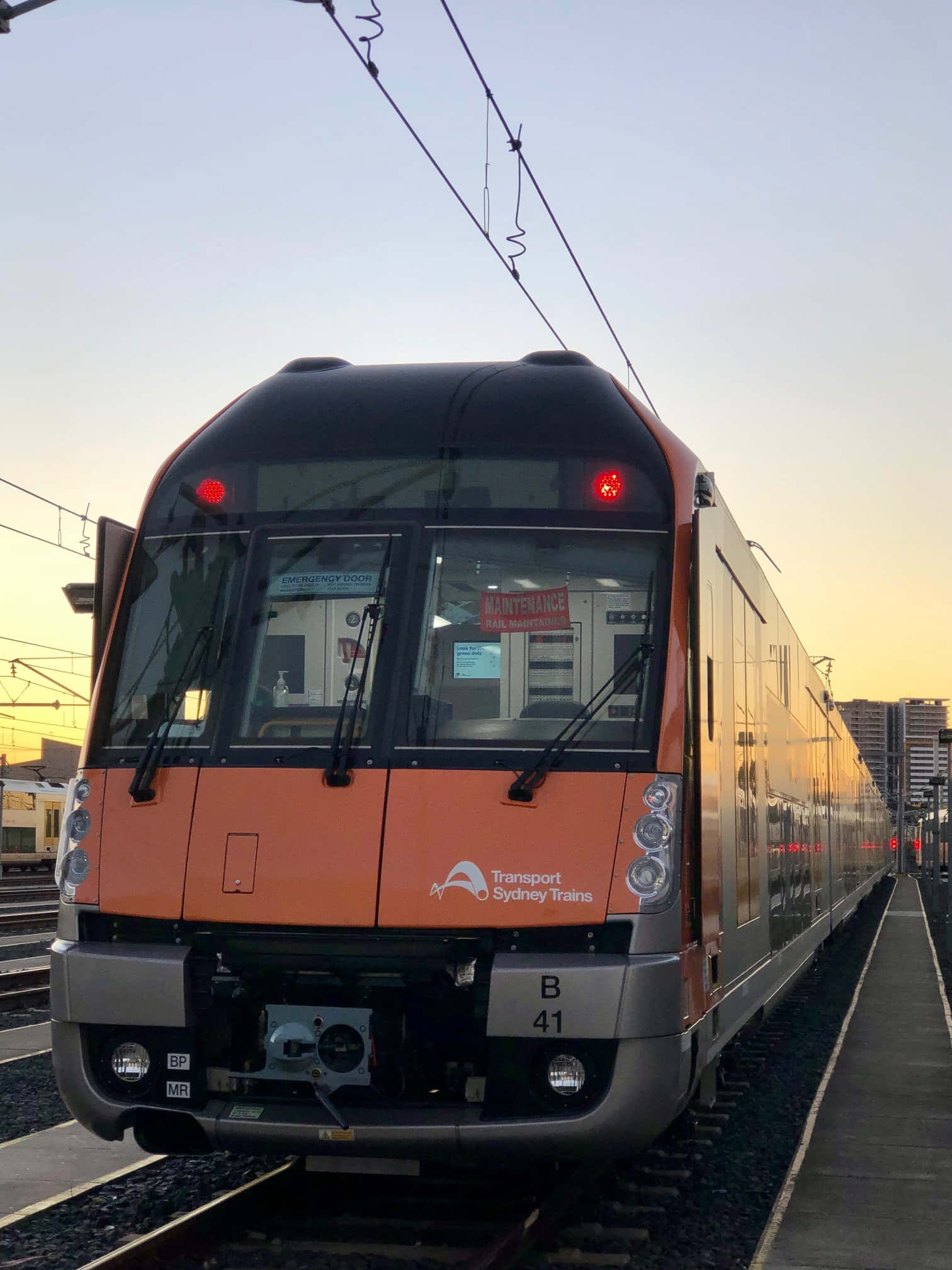 Sydney Trains, orange, silver, Full HD Phone Wallpaper