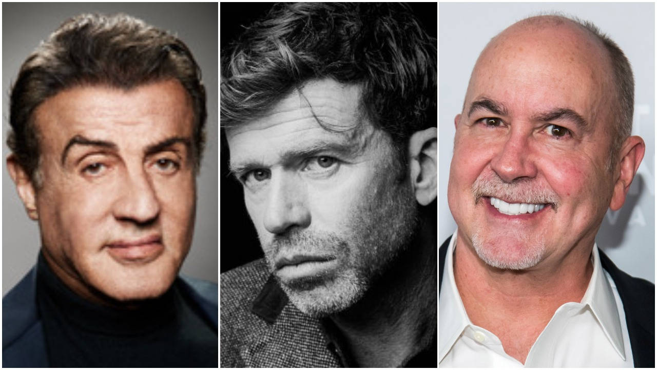 Sylvester Stallone, studio portraits, color, HD Desktop Wallpaper