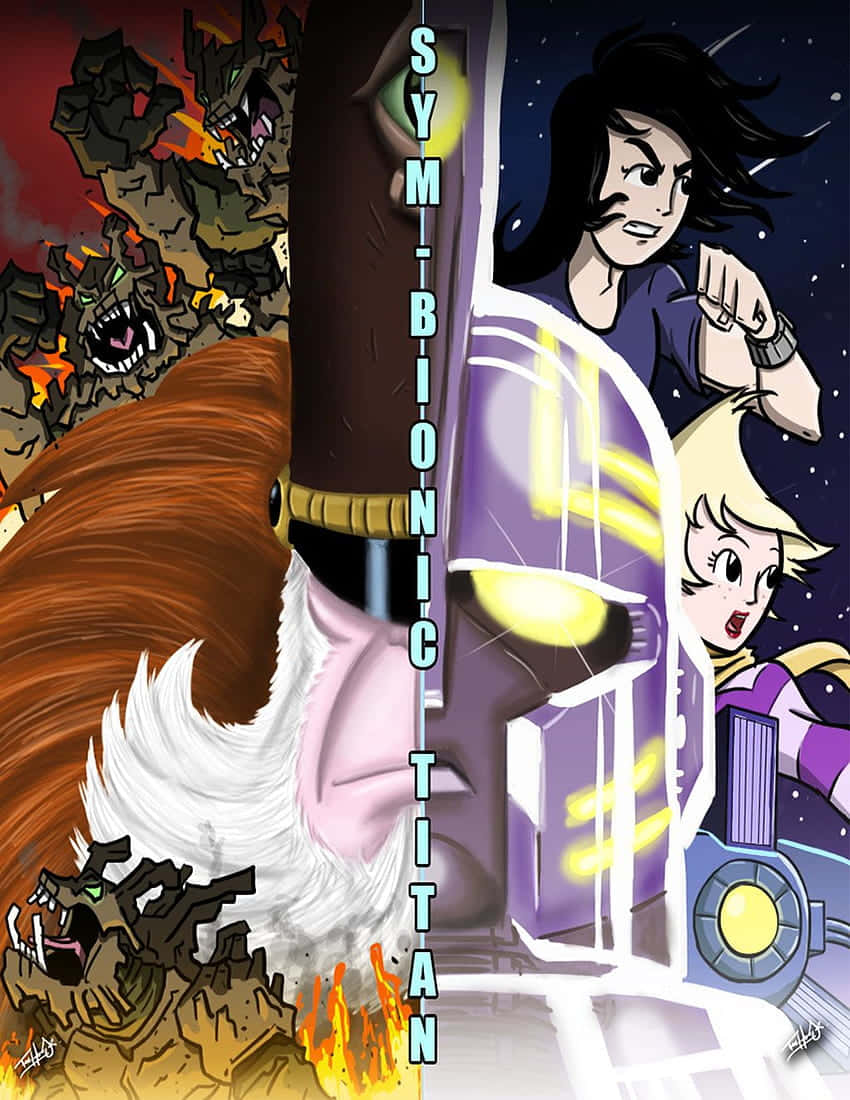 Sym-bionic Titan, combat mode, mech, SD Phone Wallpaper