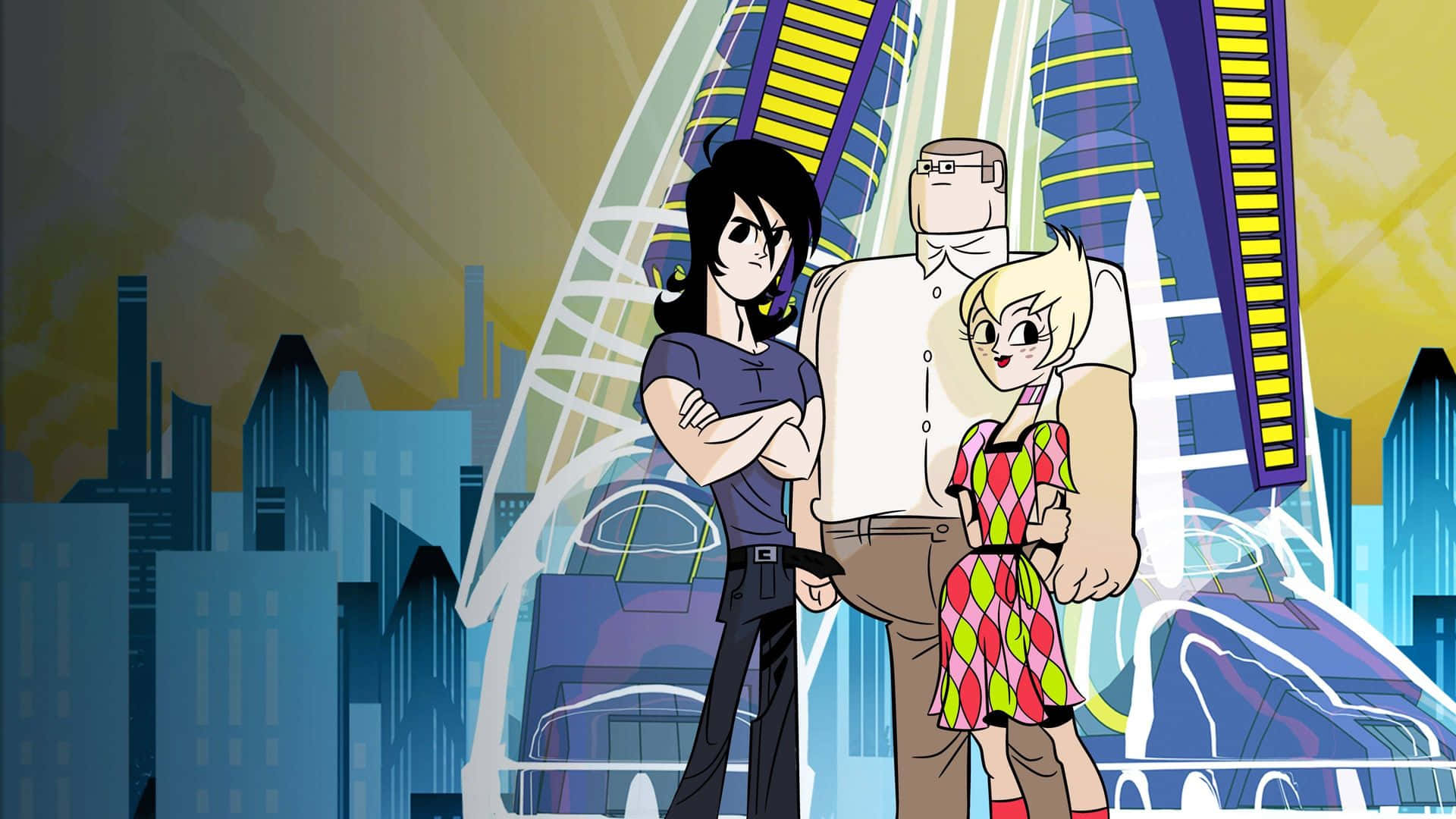 Sym-bionic Titan, Team, cityscape, Full HD Desktop Wallpaper