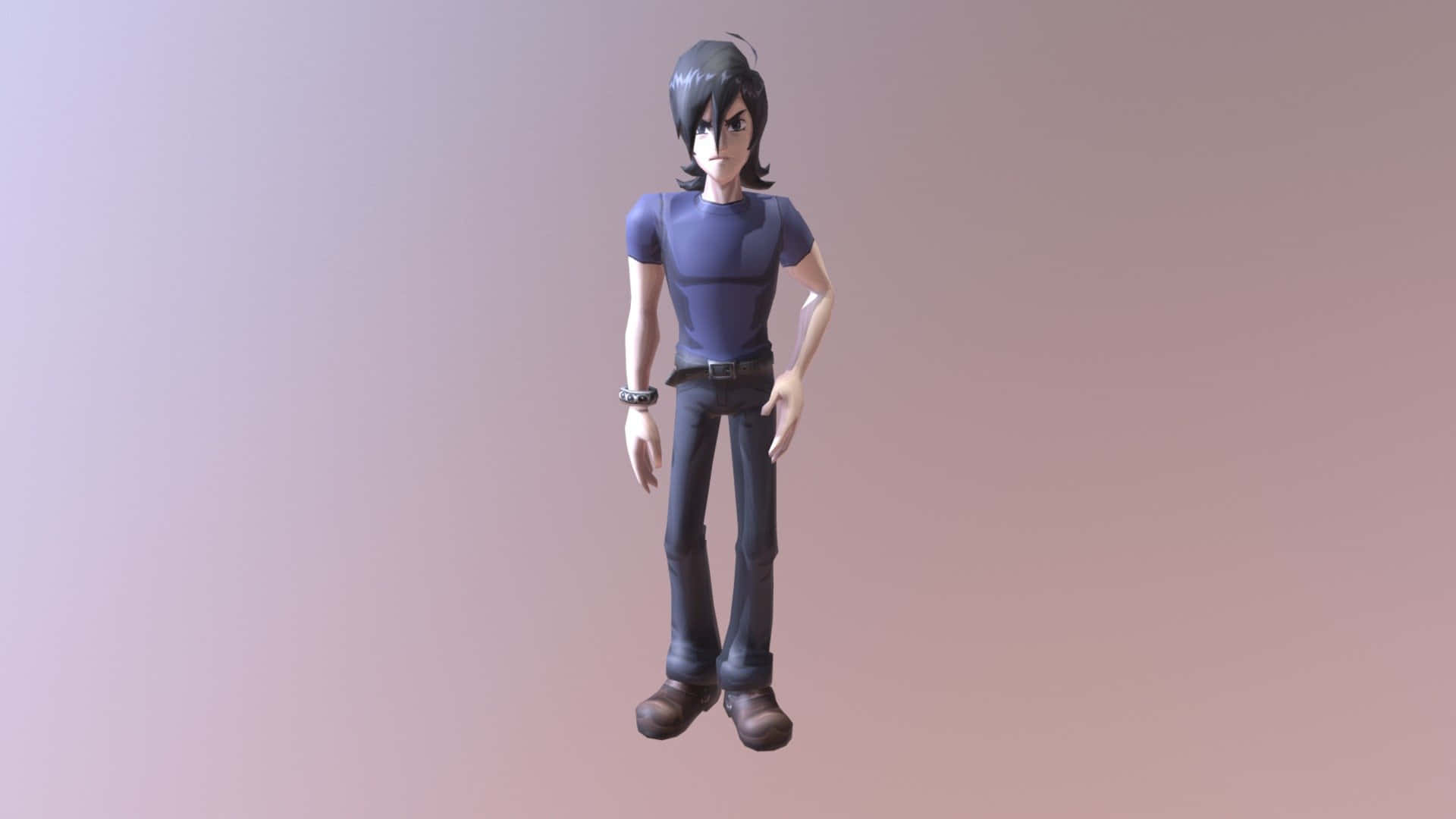 Sym-bionic Titan, male character, black hair, Full HD Desktop Wallpaper