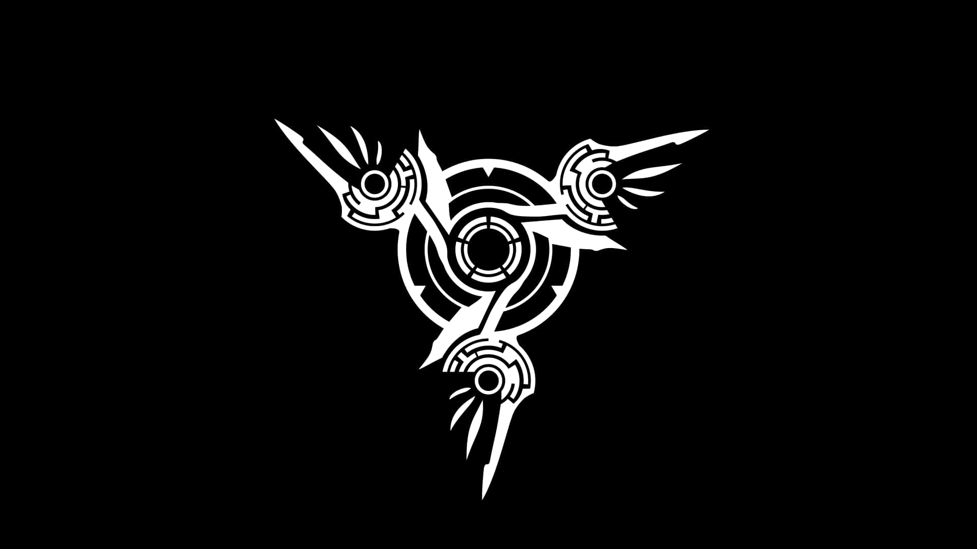 Symbol, white, black, Full HD Desktop Wallpaper