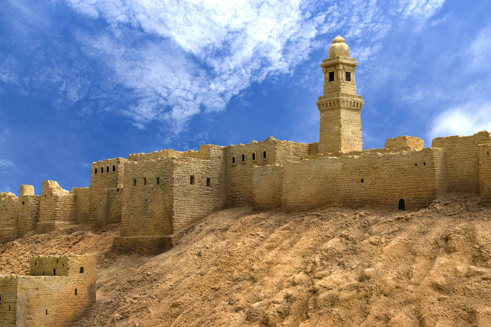 Syria, ancient wall, stone fortress, HD Desktop Wallpaper