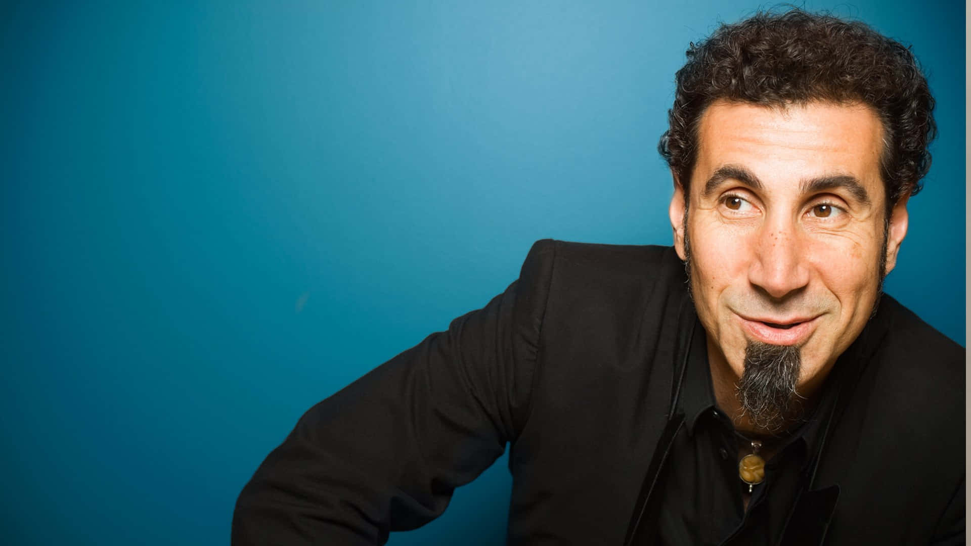 System of a Down, curly dark hair, goatee, Full HD Desktop Wallpaper
