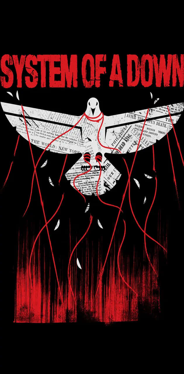 System of a Down, white bird, newspaper, HD Phone Wallpaper