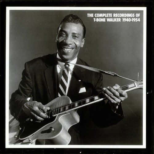 T-Bone Walker, guitar, suit, SD Desktop Wallpaper