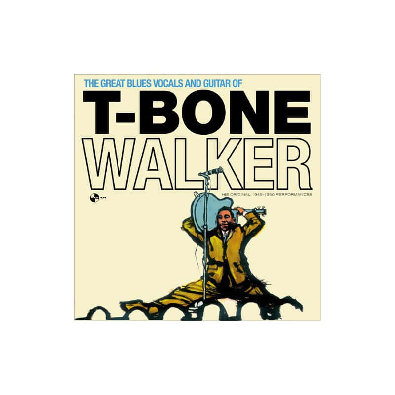 T-Bone Walker, guitar, microphone, SD Desktop Wallpaper