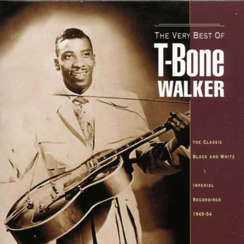 T-Bone Walker, guitar, suit, SD Desktop Wallpaper