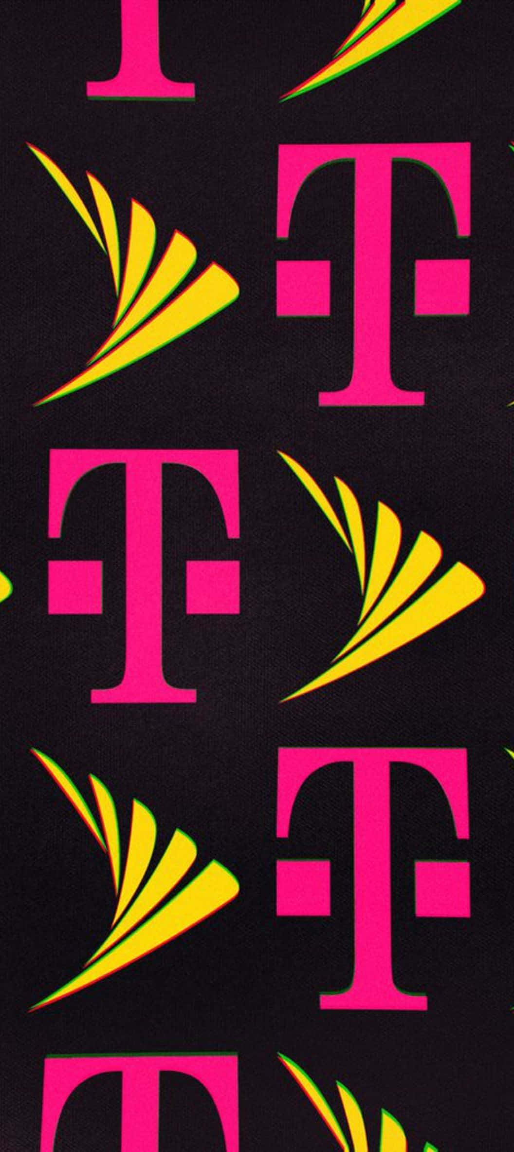 T Mobile, pink, yellow, Full HD Phone Wallpaper