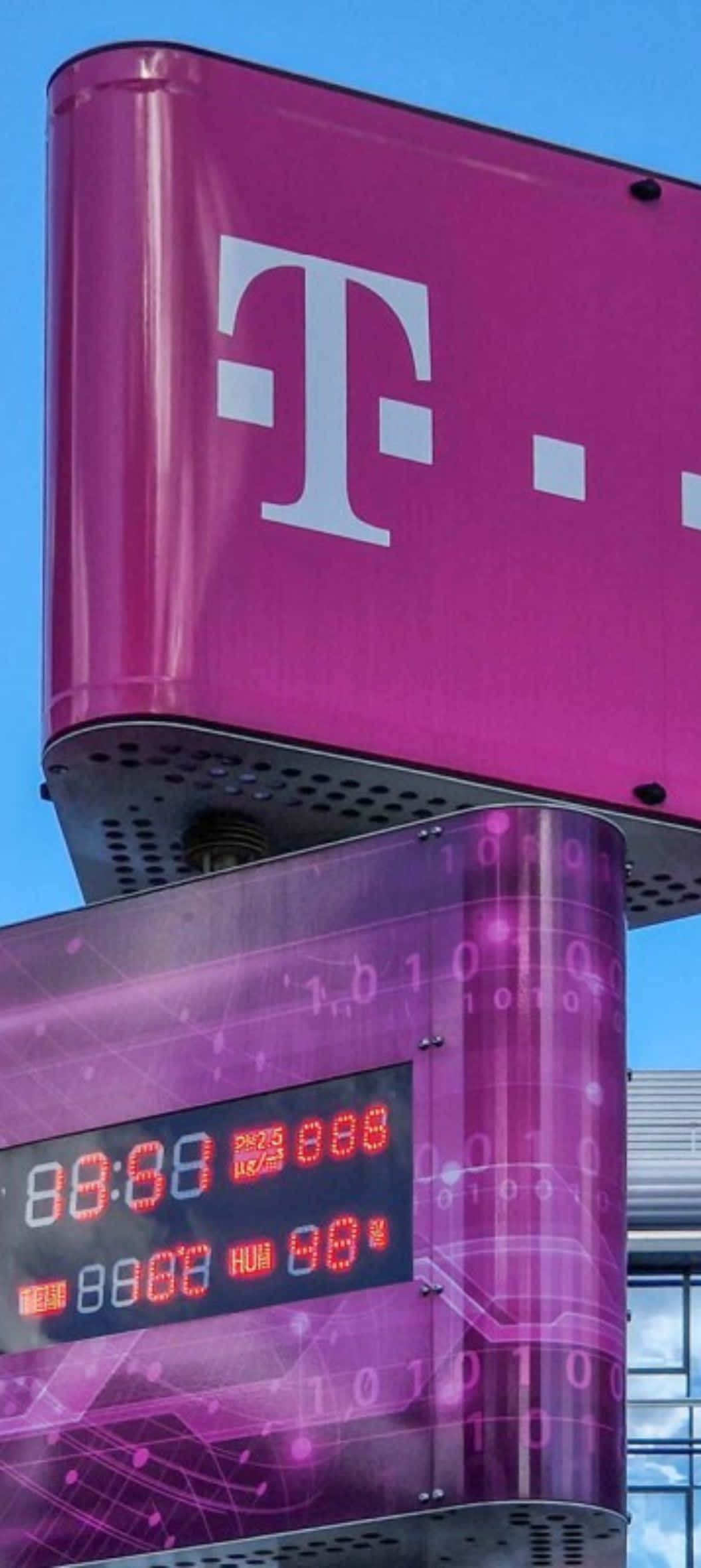 T Mobile, magenta, billboard, Full HD Phone Wallpaper