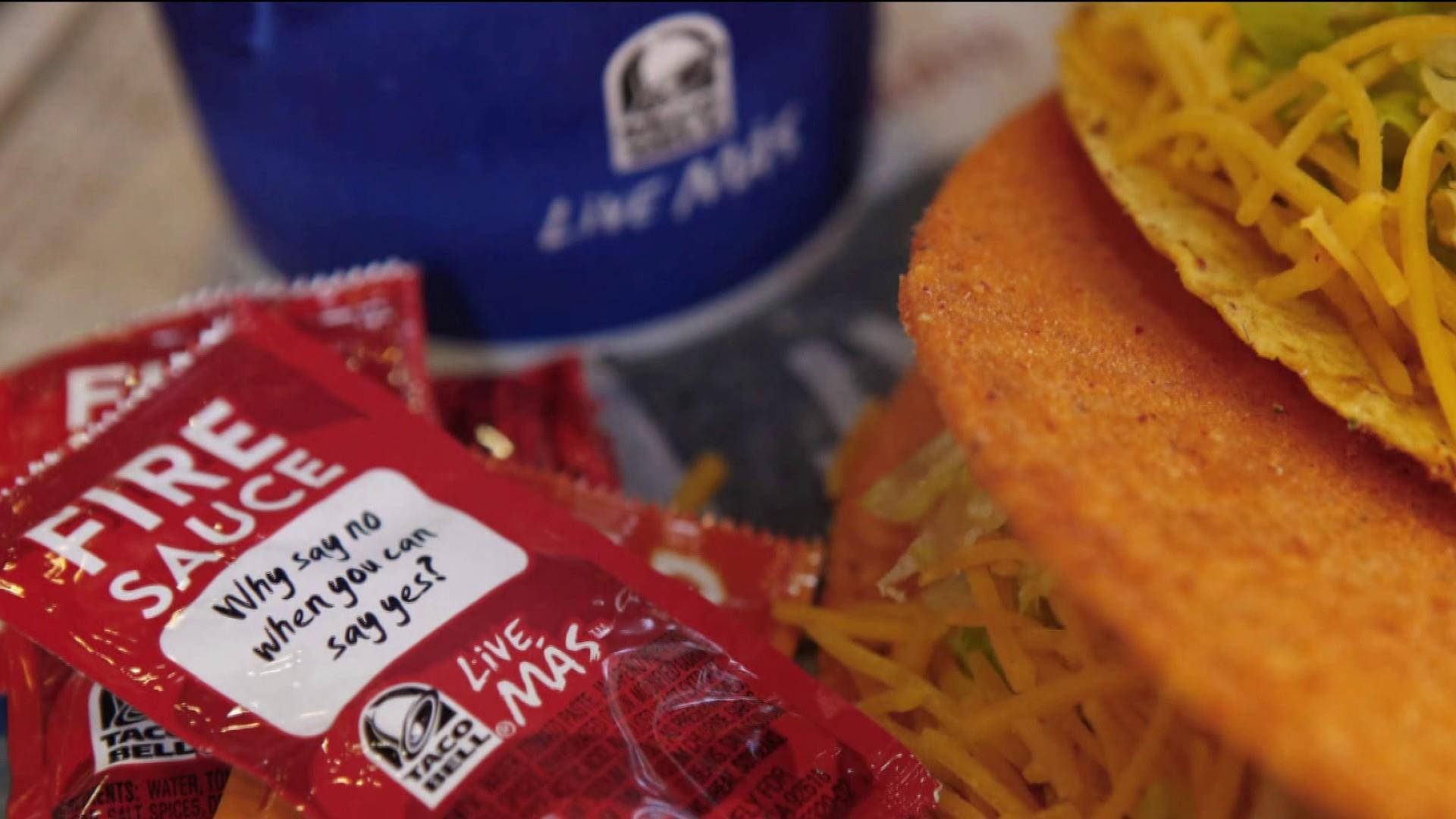 Taco Bell, fire sauce, cheesy taco, Full HD Desktop Wallpaper