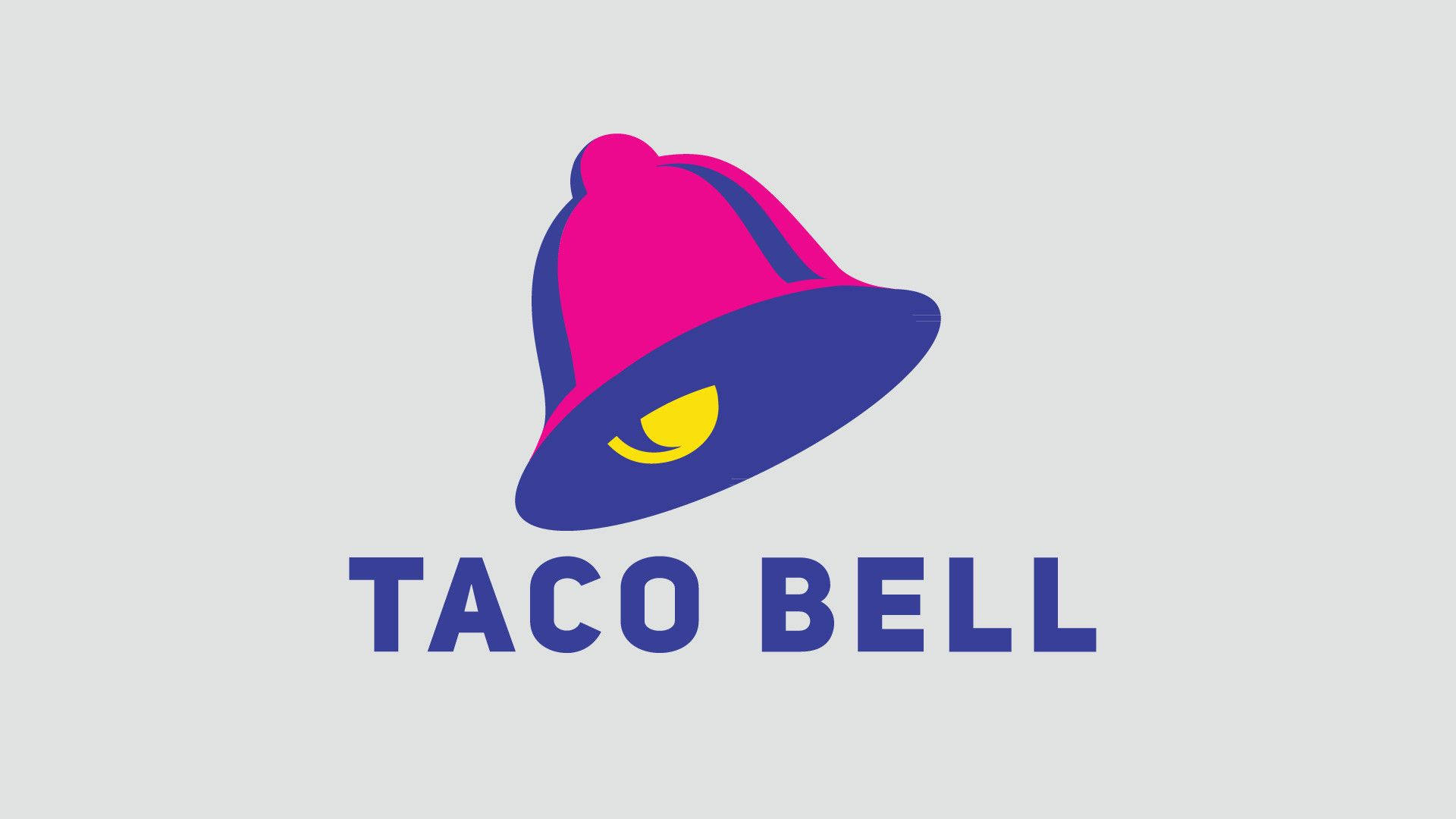 Taco Bell, 1994 logo, pink, Full HD Desktop Wallpaper