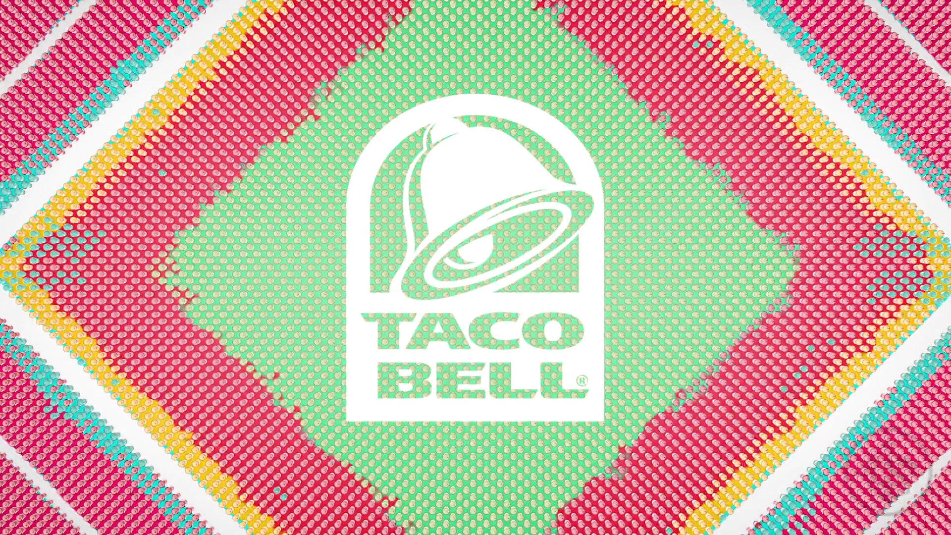Taco Bell, white, vibrant green, Full HD Desktop Wallpaper